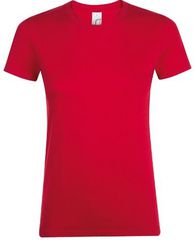 Sol's Regent Women 01825 Γυναικείο t-shirt 100% Ringspun βαμβάκι σεμί-πενιέ RED-145