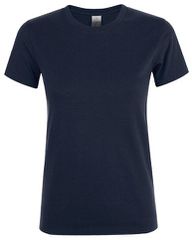 Sol's Regent Women 01825 Γυναικείο t-shirt 100% Ringspun βαμβάκι σεμί-πενιέ NAVY-318