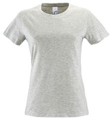 Sol's Regent Women 01825 Γυναικείο t-shirt 100% Ringspun βαμβάκι σεμί-πενιέ ASH-300