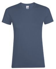 Sol's Regent Women 01825 Γυναικείο t-shirt 100% Ringspun βαμβάκι σεμί-πενιέ DENIM - 244