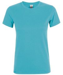Sol's Regent Women 01825 Γυναικείο t-shirt 100% Ringspun βαμβάκι σεμί-πενιέ ATOLL BLUE-225