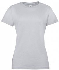 Sol's Regent Women 01825 Γυναικείο t-shirt 100% Ringspun βαμβάκι σεμί-πενιέ PURE GREY - 342
