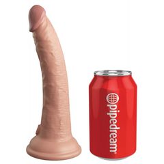 7" Dual Density Vibrating Silicone Cock with Remote Light-thumb-5