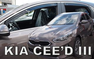 ΑΝΕΜΟΘΡΑΥΣΤΕΣ ΓΙΑ KIA CEED 5D HTB 2017+ ΣΕΤ ΑΥΤΟΚΙΝΗΤΟΥ ΑΠΟ ΕΥΚΑΜΠΤΟ ΦΙΜΕ ΠΛΑΣΤΙΚΟ HEKO - 4 ΤΕΜ.