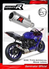 Dominator Εξάτμιση Τελικό GP S.Steel Yamaha R1  2020 - 2022 Με Προδιαγραφές Θορύβου(Με Σιγαστήρα)