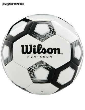 Wilson Pentagon Soccer WTE8527XB Μπάλα Ποδοσφαίρου Λευκή
