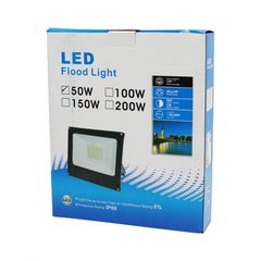 LED ΠΡΟΒΟΛΕΑΣ FLOOD 50W 220v αδιάβροχος 