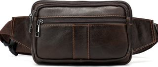 Cardinal Δερμάτινο τσαντάκι μέσης καφέ 8977 καφέ