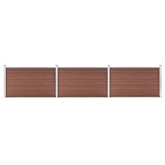 vidaXL Πάνελ Περίφραξης Καφέ 526 x 106 εκ. από WPC