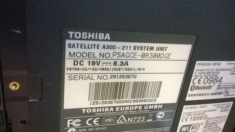 Toshiba satellite a300-211 Ανταλλακτικά