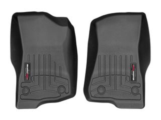 JEEP WRANGLER 2018+ ΠΑΤΑΚΙΑ ΜΠΡΟΣΤΙΝΑ ΜΑΥΡΑ 2ΤΕΜ WEATHERTECH