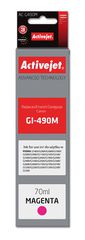 Activejet AC-G490M Ink cartridge (replacement for Canon GI-490M; Supreme; 70 ml; 7000 pages, magenta)