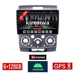 KIROSIWA 6+128GB FORD RANGER (2007 - 2011) Android οθόνη αυτοκίνητου 6GB με GPS WI-FI (ηχοσύστημα αφής 9" ιντσών OEM Youtube Playstore MP3 USB Radio Bluetooth Mirrorlink DSP Apple Carplay Android Auto