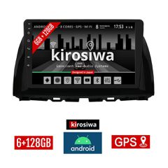 KIROSIWA 6+128GB MAZDA CX-5 (2013 - 2017) Android οθόνη αυτοκίνητου 6GB με GPS WI-FI (ηχοσύστημα αφής 10" ιντσών OEM Youtube Playstore MP3 USB Radio Bluetooth Mirrorlink DSP Apple Carplay Android Auto