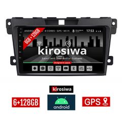 KIROSIWA 6+128GB MAZDA CX-7 (2006 - 2012) Android οθόνη αυτοκίνητου 6GB με GPS WI-FI (ηχοσύστημα αφής 9" ιντσών OEM Youtube Playstore MP3 USB Radio Bluetooth Mirrorlink DSP Apple Carplay Android Auto