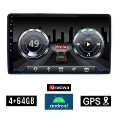 KIROSIWA 4+64GB DACIA DUSTER (2012 - 2019) Android οθόνη αυτοκίνητου 4GB με GPS WI-FI (ηχοσύστημα αφής 9" ιντσών OEM Youtube Playstore MP3 USB Radio Bluetooth Mirrorlink DSP 4x60W Apple Carplay Androi