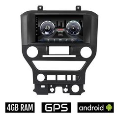KIROSIWA 4+64GB FORD MUSTANG (2015 - 2020) Android οθόνη αυτοκίνητου 4GB με GPS WI-FI (ηχοσύστημα αφής 9" ιντσών OEM Youtube Playstore MP3 USB Radio Bluetooth Mirrorlink DSP 4x60W Apple Carplay Androi
