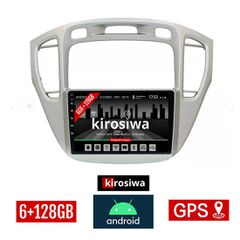 KIROSIWA 6+128GB TOYOTA HIGHLANDER (2002 - 2009) Android οθόνη αυτοκίνητου 6GB με GPS WI-FI (ηχοσύστημα αφής 9" ιντσών OEM Youtube Playstore MP3 USB Radio Bluetooth Mirrorlink DSP Apple Carplay Androi