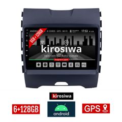 KIROSIWA 6+128GB FORD EDGE (μετά το 2015) Android οθόνη αυτοκίνητου 6GB με GPS WI-FI (ηχοσύστημα αφής 9" ιντσών Youtube Playstore MP3 USB Radio Bluetooth Mirrorlink DSP Apple Carplay Android Auto 4G S