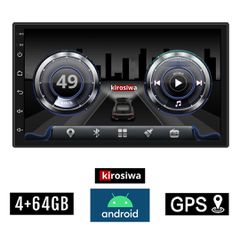 KIROSIWA 4+64GB NISSAN JUKE (2009-2020) Android οθόνη αυτοκίνητου 4GB με GPS WI-FI (ηχοσύστημα αφής 7" ιντσών OEM Youtube Playstore MP3 USB Radio Bluetooth Mirrorlink DSP 4x60W Apple Carplay Android A