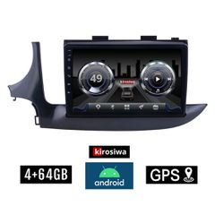 KIROSIWA 4+64GB OPEL MOKKA (μετά το 2016) Android οθόνη αυτοκίνητου 4GB με GPS WI-FI (ηχοσύστημα αφής 9" ιντσών OEM Youtube Playstore MP3 USB Radio Bluetooth Mirrorlink DSP 4x60W Apple Carplay Android