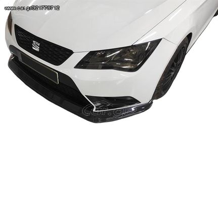 Μπροστινό Spoiler Για Seat Leon 3 (5F) 13-17 Pre-Facelift Από Abs Πλαστικό Μαύρο Γυαλιστερό 1 Τεμάχιο 