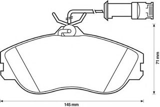 ΤΑΚΑΚΙΑ ΕΜ. AUDI 80-90-100-200-CABRIOLET-COUPE-QUATTRO (JURID) WVA 21138-21288