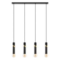 ΚΡΕΜΑΣΤΟ ΦΩΤΙΣΤΙΚΟ 3 E27 ΜΑΥΡΟ/brass/ΓΚΡΙ CEDRAL