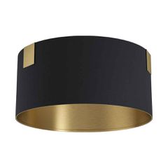 ΦΩΤΙΣΤΙΚΟ ΟΡΟΦΗΣ1 E27 ΜΑΥΡΟ/brass-br.TORTOLA 1