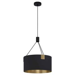 ΚΡΕΜΑΣΤΟ ΦΩΤΙΣΤΙΚΟ 3 E27 brass-br./ΜΑΥΡΟ-MS TORTOLA 1