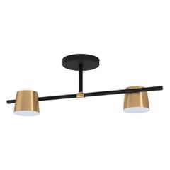 ΦΩΤΙΣΤΙΚΟ ΟΡΟΦΗΣ2 GU10 ΜΑΥΡΟ/brass-br.ALTAMIRA