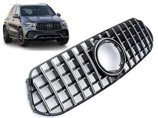 ΜΑΣΚΑ ΕΜΠΡΟΣ Mercedes GLE W167 V167 C167 Standard Edition (2020-up) GT-R Panamericana Design Chrome/Black