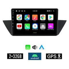 KIROSIWA 2+32GB BMW X1 (E84) 2009 - 2015 Android οθόνη αυτοκίνητου 2GB με GPS WI-FI (ηχοσύστημα αφής 10" ιντσών OEM Youtube Playstore MP3 USB Radio Bluetooth Mirrorlink Χ1 Ε84 εργοστασιακή, 4x60W, AUX