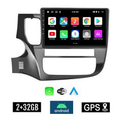 KIROSIWA 2+32GB MITSUBISHI OUTLANDER (μετά το 2013) Android οθόνη αυτοκίνητου 2GB με GPS WI-FI (ηχοσύστημα αφής 10" ιντσών OEM Youtube Playstore MP3 USB Radio Bluetooth Mirrorlink εργοστασιακή, 4x60W,