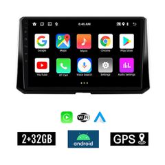 KIROSIWA 2+32GB TOYOTA COROLLA (μετά το 2019) Android οθόνη αυτοκίνητου 2GB με GPS WI-FI (ηχοσύστημα αφής 10" ιντσών OEM Youtube Playstore MP3 USB Radio Bluetooth Mirrorlink εργοστασιακή, AUX, 4x60W)