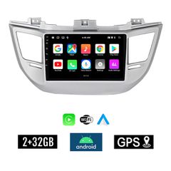 KIROSIWA 2+32GB HYUNDAI TUCSON (2015 - 2019) Android οθόνη αυτοκίνητου με GPS WI-FI 2GB (ηχοσύστημα αφής 9" ιντσών OEM Youtube Playstore MP3 USB Radio Bluetooth Mirrorlink εργοστασιακή, 4x60W, AUX) RX