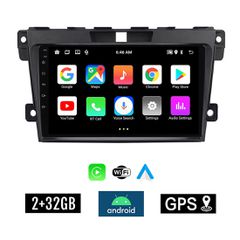 KIROSIWA 2+32GB MAZDA CX-7 (2006 - 2012) Android οθόνη αυτοκίνητου 2GB με GPS WI-FI (ηχοσύστημα αφής 9" ιντσών OEM Youtube Playstore MP3 USB Radio Bluetooth Mirrorlink εργοστασιακή, 4x60W, AUX) RX-943