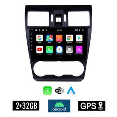 KIROSIWA 2+32GB SUBARU FORESTER (μετά το 2013) Android οθόνη αυτοκίνητου 2GB με GPS WI-FI (ηχοσύστημα αφής 9" ιντσών OEM Youtube Playstore MP3 USB Radio Bluetooth Mirrorlink εργοστασιακή, 4x60W, AUX)