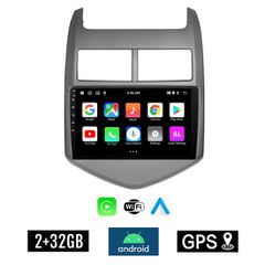 KIROSIWA 2+32GB CHEVROLET AVEO (μετά το 2011) Android οθόνη αυτοκίνητου 2GB με GPS WI-FI (ηχοσύστημα αφής 9" ιντσών OEM Youtube Playstore MP3 USB Radio Bluetooth Mirrorlink εργοστασιακή, 4x60W, AUX) R