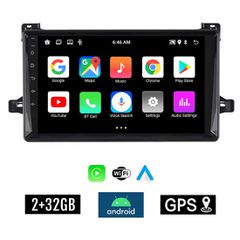KIROSIWA 2+32GB TOYOTA PRIUS (μετά το 2016) Android οθόνη αυτοκίνητου 2GB με GPS WI-FI (ηχοσύστημα αφής 9" ιντσών OEM Youtube Playstore MP3 USB Radio Bluetooth Mirrorlink εργοστασιακή, 4x60W, AUX) KLS