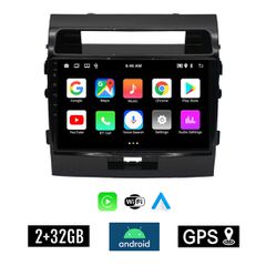 KIROSIWA 2+32GB TOYOTA LANDCRUISER (2008 - 2015) Android οθόνη αυτοκίνητου 2GB με GPS WI-FI (ηχοσύστημα αφής 10" ιντσών OEM Youtube Playstore MP3 USB Radio Bluetooth Mirrorlink εργοστασιακή, 4x60W, AU