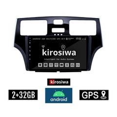 KIROSIWA 2+32GB LEXUS ES 300 (2001 - 2006) Android οθόνη αυτοκίνητου 2GB με GPS WI-FI (ηχοσύστημα αφής 9" ιντσών OEM Youtube Playstore MP3 USB Radio Bluetooth Mirrorlink εργοστασιακή, 4x60W, AUX)