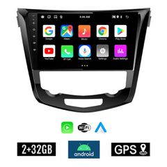 KIROSIWA 2+32GB NISSAN QASHQAI (μετά το 2014) Android οθόνη αυτοκίνητου 2GB με GPS WI-FI (ηχοσύστημα αφής 10" ιντσών OEM Youtube Playstore MP3 USB Radio Bluetooth Mirrorlink εργοστασιακή, 4x60W, AUX)