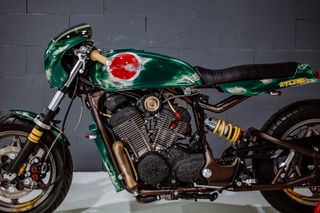 Honda 1989 Honda STEED 400 custom bike-thumb-1