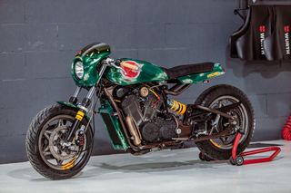 Honda 1989 Honda STEED 400 custom bike-thumb-6