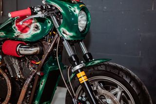 Honda 1989 Honda STEED 400 custom bike-thumb-31