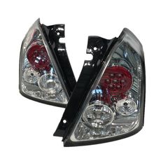 Πισινά Φανάρια Set Για Suzuki Swift 05-10 Led Χρωμίου Junyan