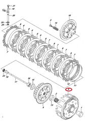 Suzuki RMZ 450 2009 2017 ΚΑΜΠΑΝΑ ΣΥΜΠΛΕΚΤΗ OEM ΓΝΗΣΙΟ SUZUKI ΚΑΙΝΟΥΡΓΙΟ