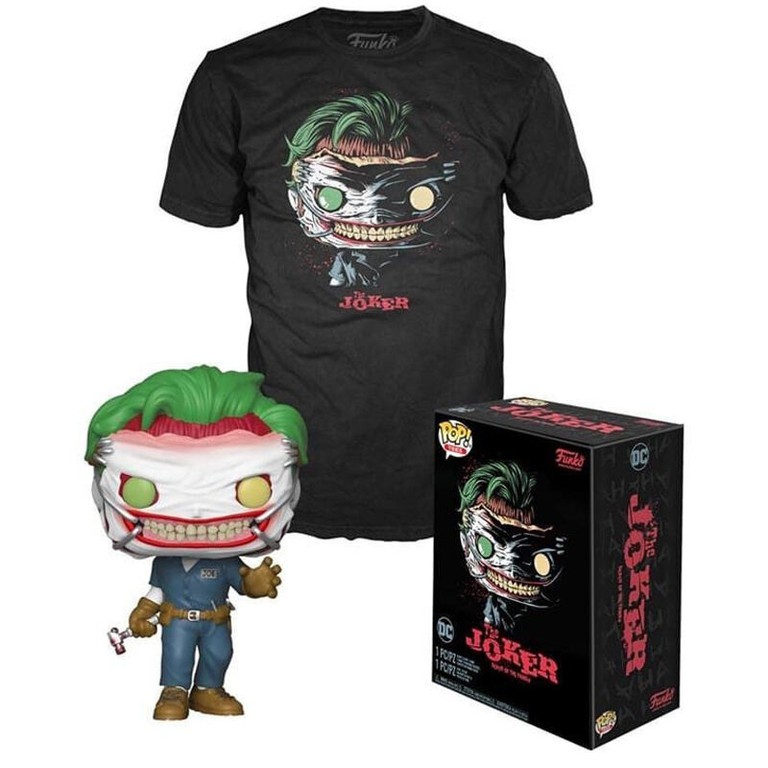 Set figure POP & Tee DC Comics The Joker Exclusive Medium