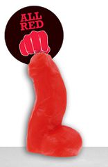 Ρεαλιστικό Ομοίωμα All Red - ABR 03 από All Black, Σιλικόνη, Κόκκινο